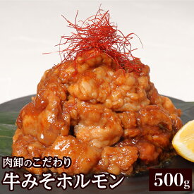 ホルモン ホルモン焼き ホルモン焼肉 バーベキュー 肉 bbq 焼き肉 牛肉 牛みそホルモン500g 母の日 プレゼント