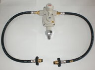 桂精機 LPガス用自動切替式調整器 CA8A-BH065M（グラピタホース手締め）