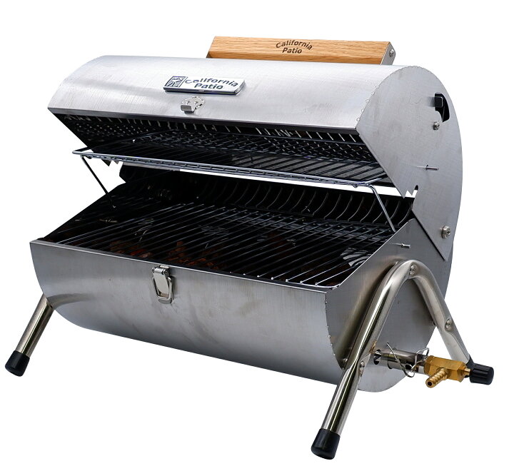 楽天市場】「屋外専用」BBQグリル LPガス溶岩石バーベキューグリル  