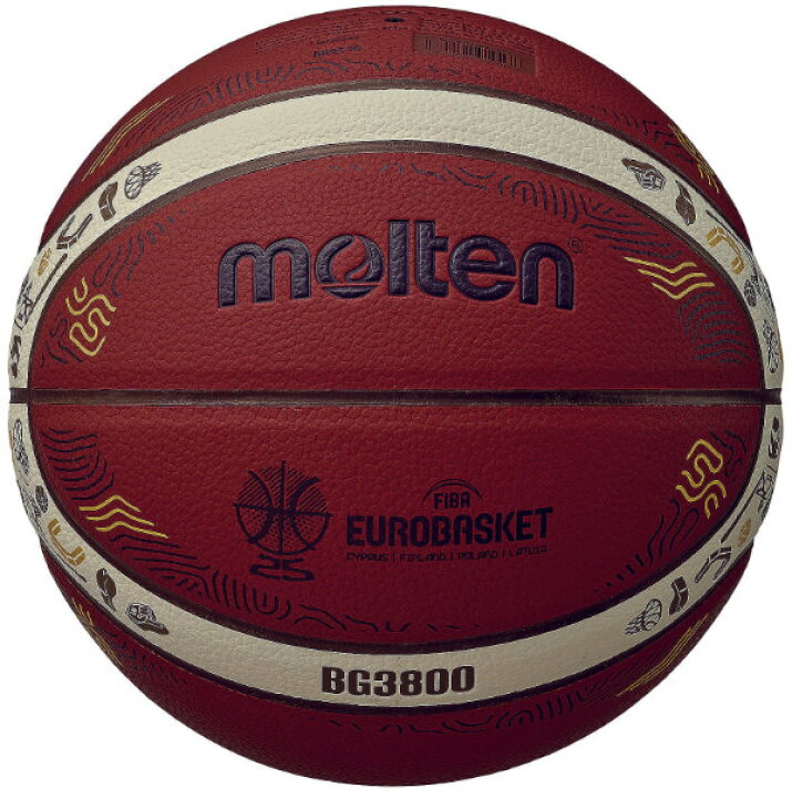 楽天市場】バスケットボール 5号球 モルテン BG3800 EuroBasket 2025 