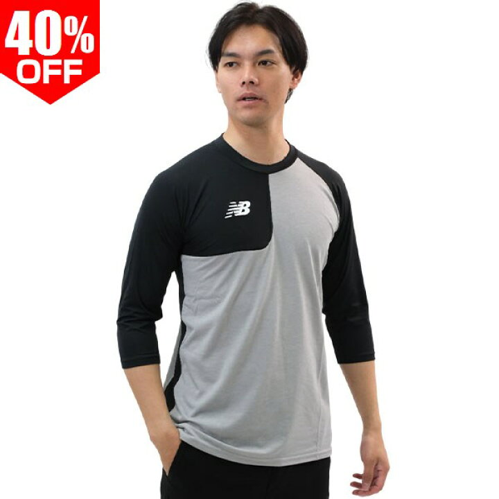 楽天市場】40％OFF 野球 アンダーシャツ 長袖 七分袖 丸首 大人 