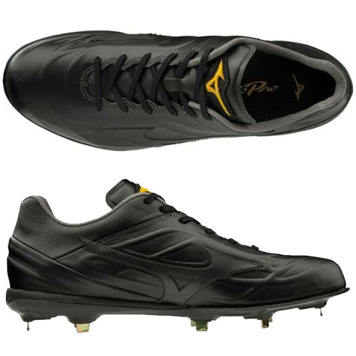 楽天市場】交換往復無料 野球 スパイク 金具 黒 ミズノプロ MIZUNO PRO 