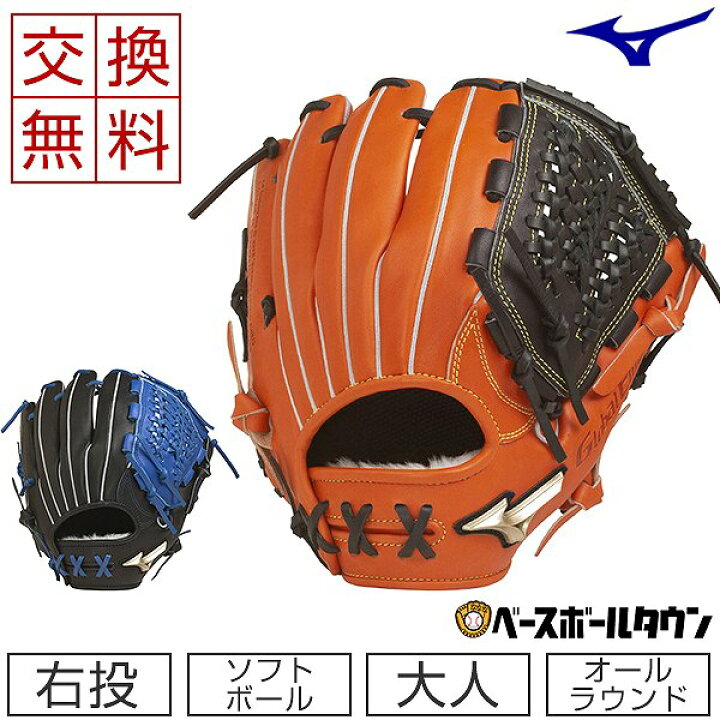 楽天市場】【交換送料無料】 ミズノ ソフトボール用グローブ 