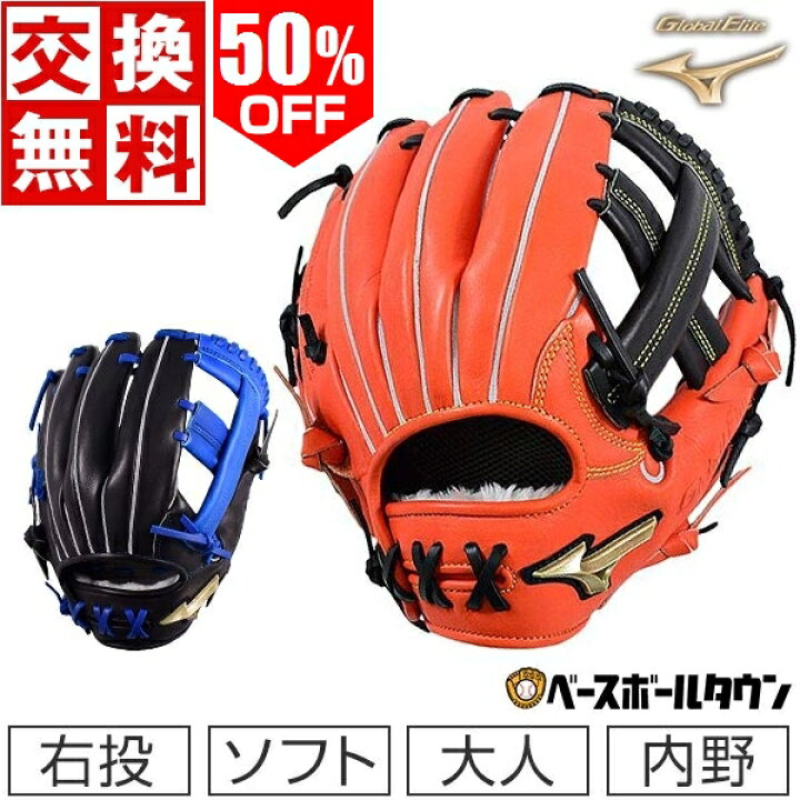 楽天市場】【交換送料無料】 ミズノ MIZUNO ソフトボール用グローブ 