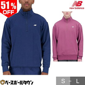 51%OFF スウェットシャツ ハーフジップ 大人 ニューバランス Athletics 90's ハーフジップ モックスウェットシャツ 長袖 MT31501 スポーツウェア アウトレット セール sale 在庫処分