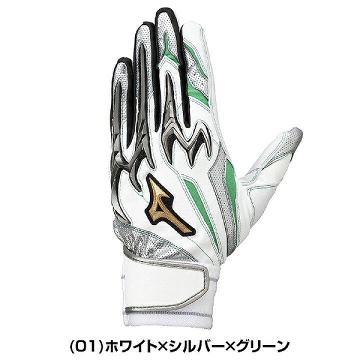 楽天市場】【交換往復送料無料】 野球 バッティンググローブ 白 両手用 