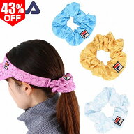 43％OFF 【在庫処分】 フィラ テニス シュシュ レディース ヘアゴム 髪留め 髪飾り ヘアアクセサリー 水…