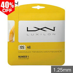 40��OFF �y�݌ɏ����z �e�j�X �d�� �X�g�����O �K�b�g ���L�V���� 4G 1.25mm WRZ997110 LUXILON 4G 125 SET GO