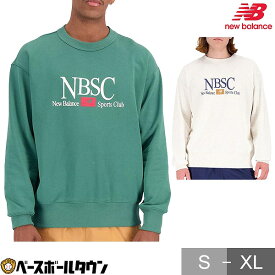 50%OFF スウェット トレーナー 大人 ニューバランス Sports Club スウェットクルー 長袖 丸首 メンズ レディース 男女兼用 スエット スポーツウェア セール アウトレット 秋冬ウェア 防寒 MT31556 2024SS06 アウトレット セール sale 在庫処分