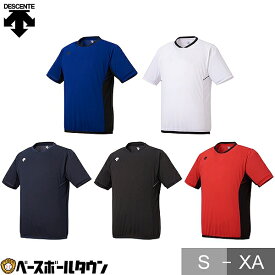 野球 Tシャツ メンズ デサント ベースボールシャツ レギュラーシルエット ネオライトシャツ DB-125 野球ウェア 楽天スーパーSALE RakutenスーパーSALE