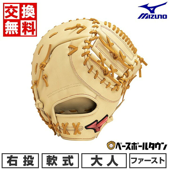 楽天市場】【交換送料無料】 野球 ファーストミット 軟式 大人 右投げ 
