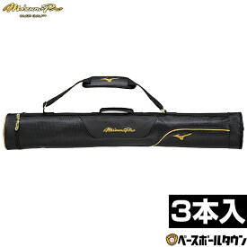 野球 MP バットケース 3本入れ 一般 ミズノプロ MIZUNO PRO 1FJTD00309 バット入れ バット収納 バット袋 2026年NEWモデル 【365日あす楽対応】