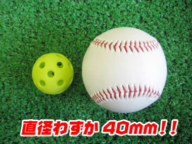 楽天市場 最大2千円オフクーポン 野球 練習 ミニ穴あきボール 50個セット 専用バッグ付き 軽い やわらか 飛ばない 割れにくい バッティング Fbb 4050 フィールドフォース トレーニング 野球用品ベースボールタウン