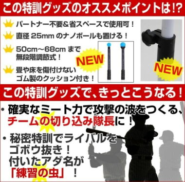 《野球練習用品》雨天の時の室内練習に!室内練習用ティースタンドbyフィールドフォース