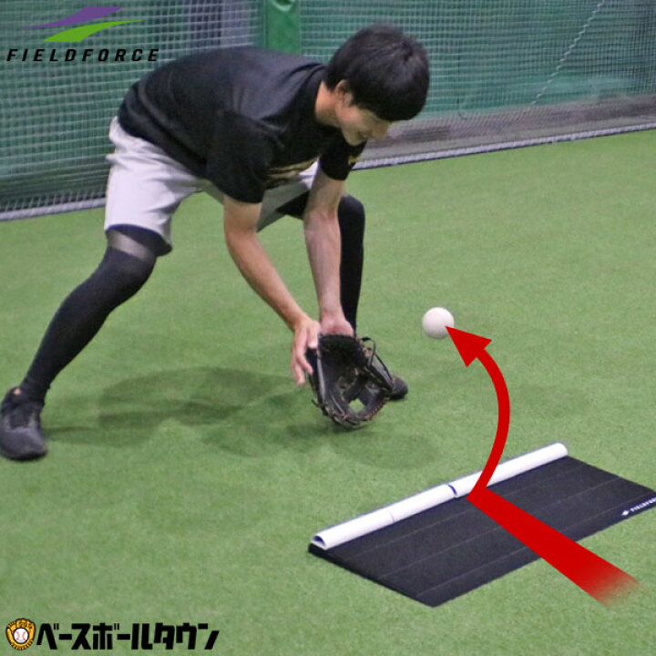 楽天市場 野球 守備練習用 バウンドキャッチトレーナー 軟式 硬式 ソフトボール対応 収納バッグ付き 捕球 ショートバウンド イレギュラー 逆シングル Fbct 8035 フィールドフォース トレーニング 野球用品ベースボールタウン