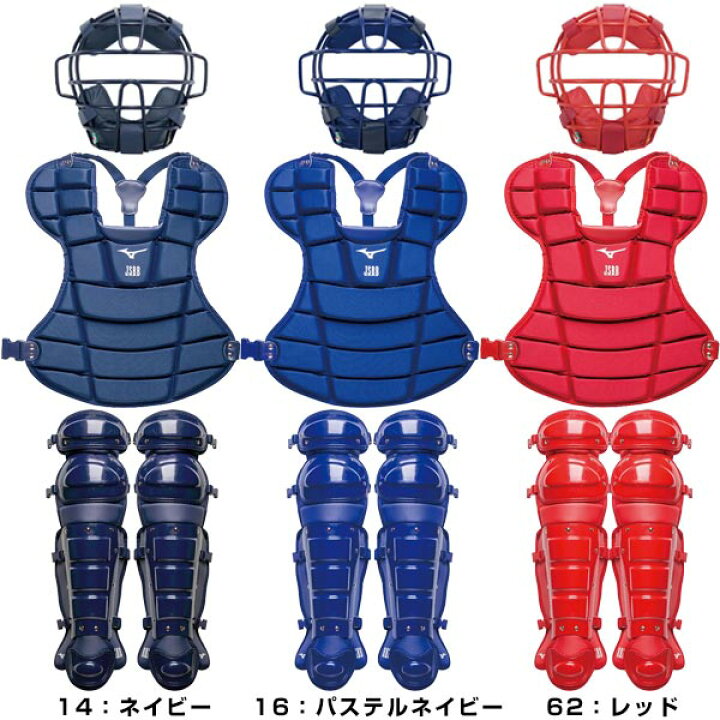 楽天市場】ミズノ MIZUNO 軟式野球用キャッチャー防具3点セット 一般 