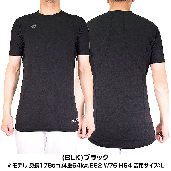 発売モデル 野球 アンダーシャツ 半袖 丸首 ゆったり デサント 吸汗速乾 軽量 STD-721 野球ウェア