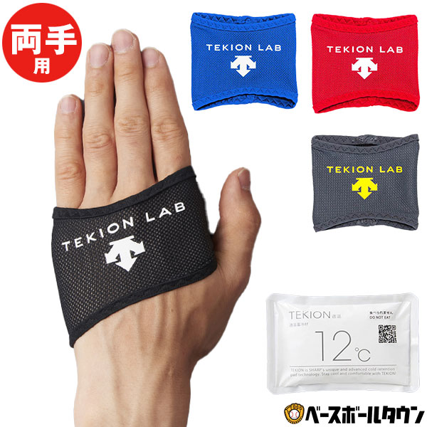 手のひらを冷やして暑さ対策 DESCENTE あす楽 デサント クーリング手袋 DAT-9000 コアクーラー 最安値 適温蓄冷材付き 両手用 TEKIONグローブ 日本製