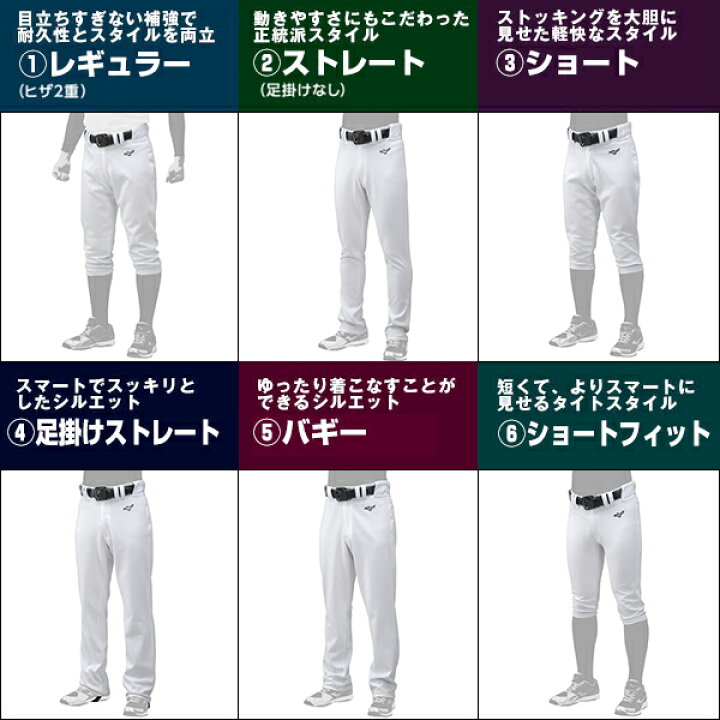 ミズノ 白 野球 ショート丈パンツ M ネイビーのライン 通販