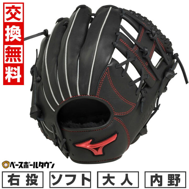 楽天市場】【交換送料無料】 ソフトボール グローブ ミズノ MIZUNO 