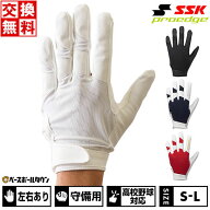【交換往復送料無料】 野球 守備用手袋 左手(右投げ用 / 右手(左投げ用) 大人 SSK エスエスケイ プロエッ…