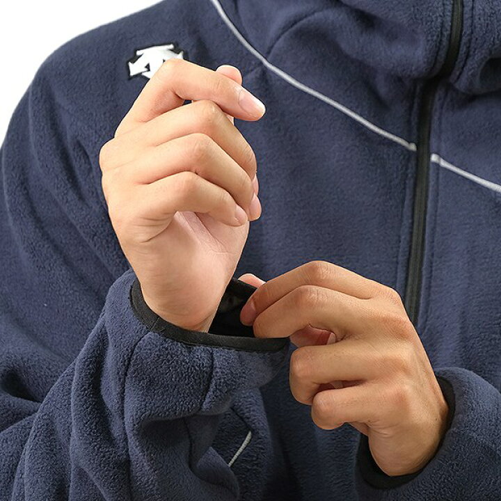楽天市場】デサント フリース 野球 DESCENTE 防寒 刺繍 パーカー 大人 