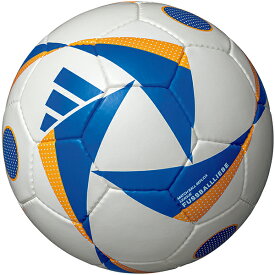 アディダス サッカーボール 4号球 UEFA EURO2024 リーグ4号球 白色×青色 検定球 手縫い AF494WB フットボール