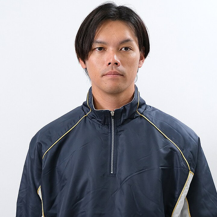 楽天市場】ZETT ゼット 中綿ハーフジップジャケット 大人 長袖 保温 中 