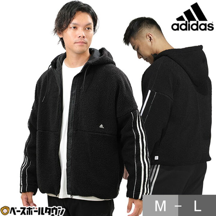 楽天市場】フリースパーカー ボアジャケット メンズ アディダス adidas  