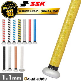 野球 SSK イオミックグリップテープ バット アクセサリー 厚さ1.1mm SBA3000 SBA3001F 野球用品 メール便可