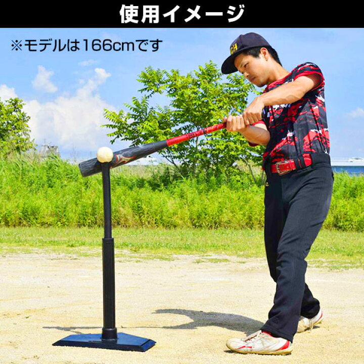 楽天市場】【選べる2タイプ】 野球 練習 バッティングティースタンド 