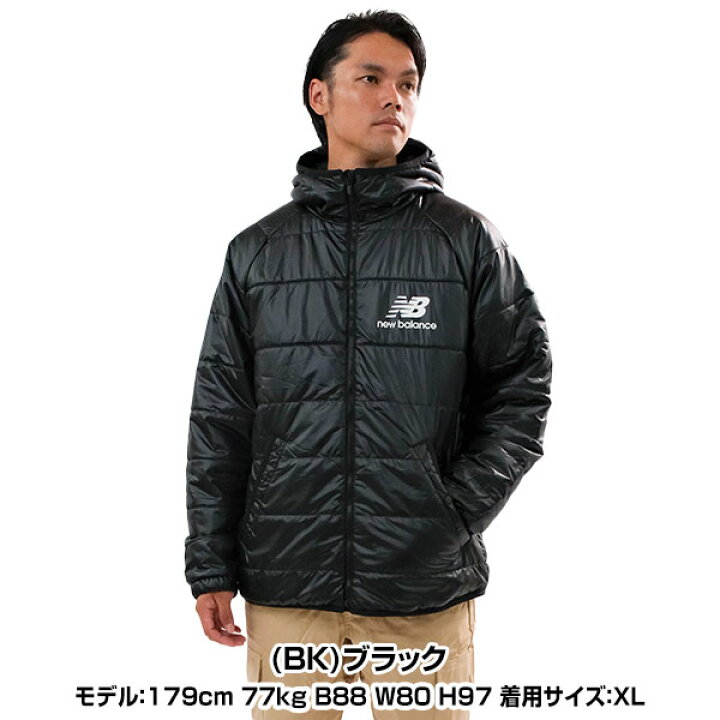 楽天市場】ニューバランス NEW BALANCE 中綿ジャケット パーカー 