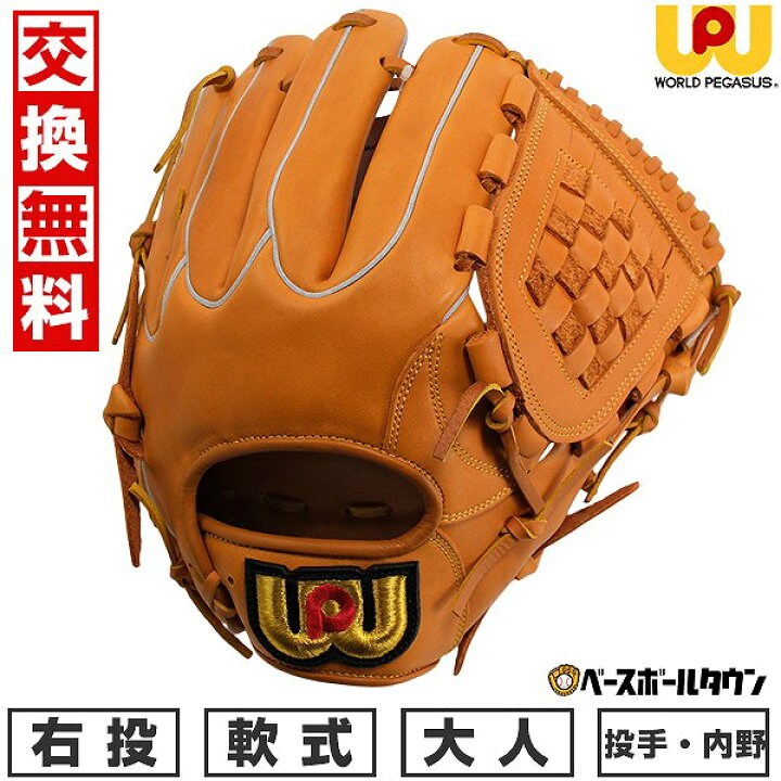 楽天市場】【交換往復送料無料】 野球 グローブ 軟式用 大人 ワールド 