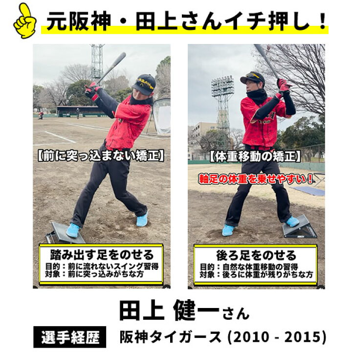 楽天市場】野球 練習 バッティング＆投球フォーム矯正ボード 角度4段階 
