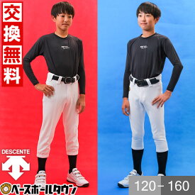 【交換往復無料】 デサント DESCENTE ジュニア 練習着 ユニフォームパンツ ショートフィット レギュラー ストレッチ ユニフィットパンツ DB5SHP10J DB5SHP14J 少年野球 野球ズボン ネーム入れ 加工可能(U) 2025年モデル 【365日あす楽対応】