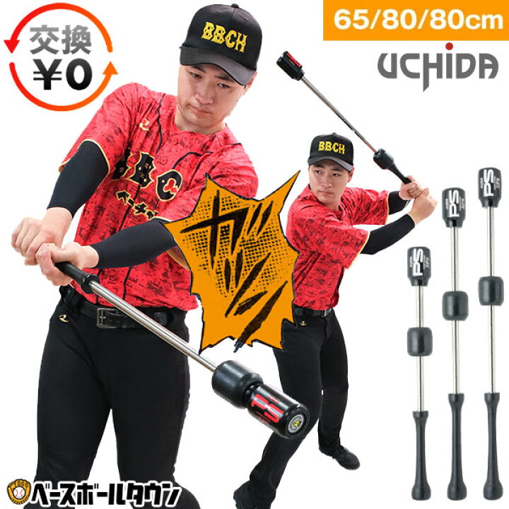 楽天市場】【交換往復送料無料】 ウチダ トレーニングバット パワー 