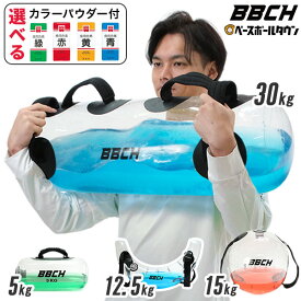 【選べるカラーパウダー付き】 ウォーターバッグ 着色剤付き 全7タイプ 5kg〜30kg 専用空気入れ付き ウォーターバック コアトレーニング アクアバッグ ブルガリアン 半月 ボール 球体 水 筋力 筋トレ ダンベル 体幹 自宅 全身運動 ダイエット エクササイズ 野球 練習 BBCH