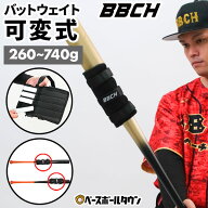 【レビューで6ヶ月保証】 野球 バッティング練習用バットウェイト 可変式 260-740g前後 着脱/重量/位置調…