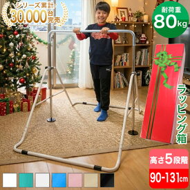 【ラッピング箱入り】鉄棒 子供 室内 屋外 室内遊具 屋外 庭 逆上がり ぶら下がり 耐荷重80kg キッズ 折りたたみ鉄棒 折りたたみ式 棒 大型遊具 こども 鉄棒練習 体育 ブルー ホワイト ブラック ピンク ベージュ 子供用 キッズ用 てつぼう Little Athlete リトルアスリート