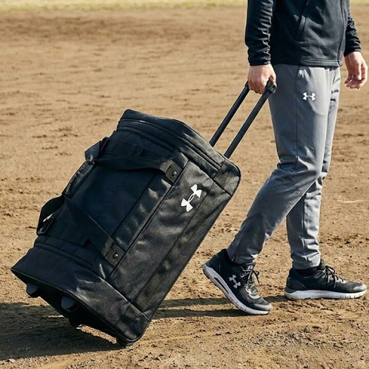 楽天市場】野球 キャリーバッグ 90L 大容量 大型 アンダーアーマー 