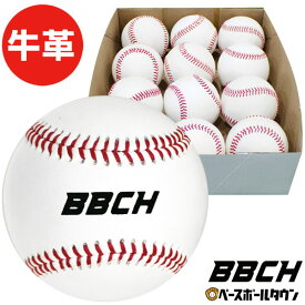 野球 硬式練習球 1ダース(12個)売り バッティング練習用 硬式球 硬球 硬式ボール 硬式ボール練習球 牛革 天然皮革 練習用 硬式用 トレーニング トレーニングボール 自宅 打撃練習 ティーバッティング トスバッティング ノック 守備練習 捕球練習 自主トレ 自主練 BBCH