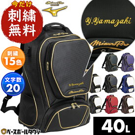 今だけ刺繍サービス 野球 リュック 大人 大容量 大型 ミズノプロ バックパック リュックサック デイパック バッグ 約40L 再帰反射 1FJDD001 野球バッグ 刺しゅう 部活 クラブ活動 オリジナル カスタマイズ カスタム チーム名 名入れ 名前入り バッグ刺繍有料可(B)