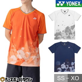 テニス バドミントン ゲームシャツ 半袖 YONEX ヨネックス ユニゲームシャツ 10743 ユニセックス 男女兼用 2026年NEWモデル