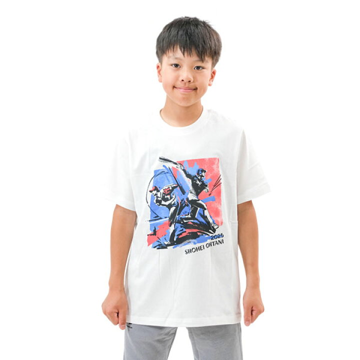 Tシャツ キッズ 半袖 丸首 ニューバランス New Balance 大谷翔平 グラフィック Tシャツ Shohei Two Swords Kids YT51728 スポーツウェア おしゃれ かっこいい ジュニア 少年 子供 365日あす楽対応 2026SS09 野球用品ベースボールタウン