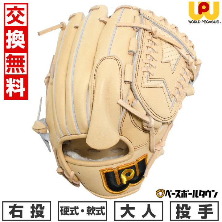 硬式・軟式兼用 グランドペガサス TOP ピッチャー用LH（右投用）｜軟式