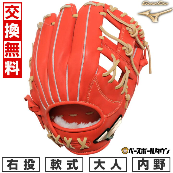 楽天市場】【交換往復送料無料】 野球 グローブ 軟式 大人 右投げ  