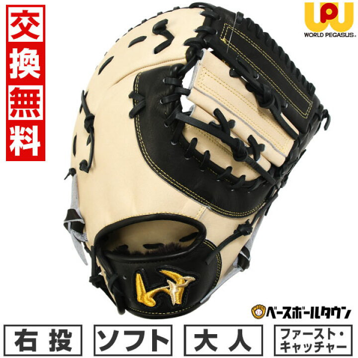 楽天市場】【交換往復無料】 ソフトボール キャーストミット 大人 