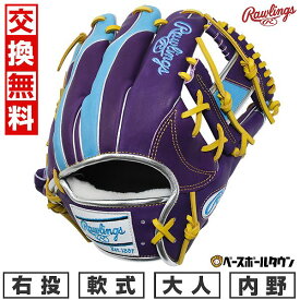 【交換往復送料無料】 野球 グローブ 大人 軟式 ローリングス Rawlings HOH PRO EXCEL Wizard #02 COLORS 内野手用 サイズ：11.25 GR5FHW2CN52MG 右投げ パープル/サックス 2025年後期NEWモデル 型付け可能(G) キャッチボール 【365日あす楽対応】