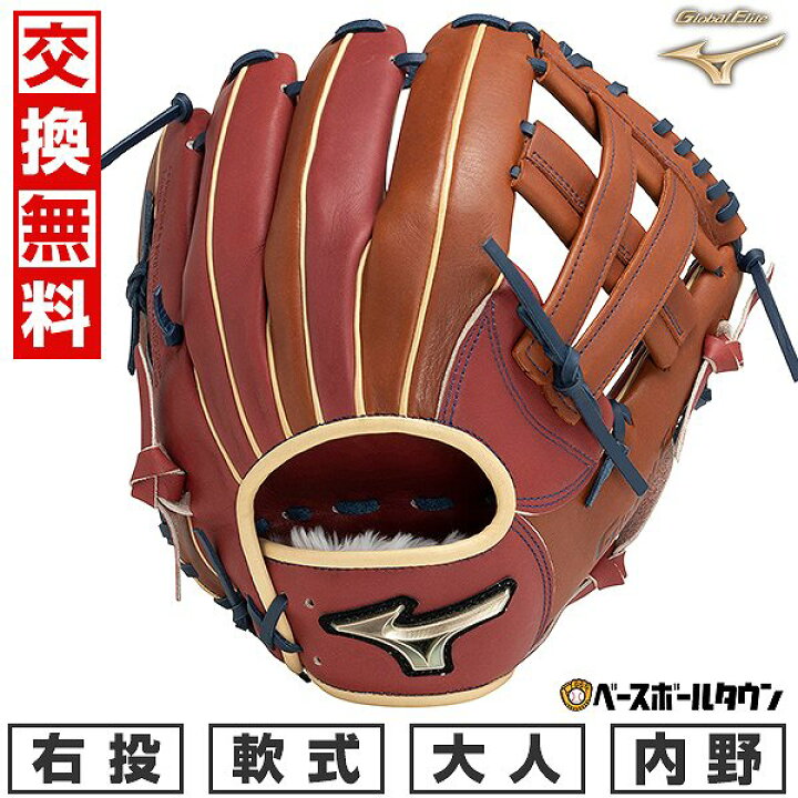 楽天市場】【交換送料無料】 野球 グローブ 軟式用 大人 ミズノ MIZUNO 