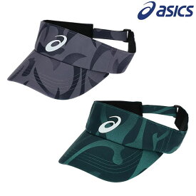 テニス アシックス グラフィックバイザー 54-56cm 56-58cm 大人 3043A119 ウェア サンバイザー 帽子 メンズ 一般 2025NEWモデル